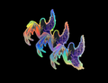 Wings | holographic sticker