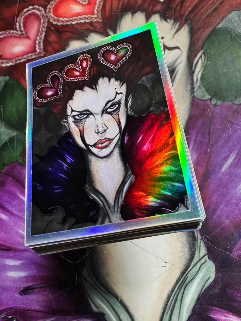 Red Queen | holographic sticker