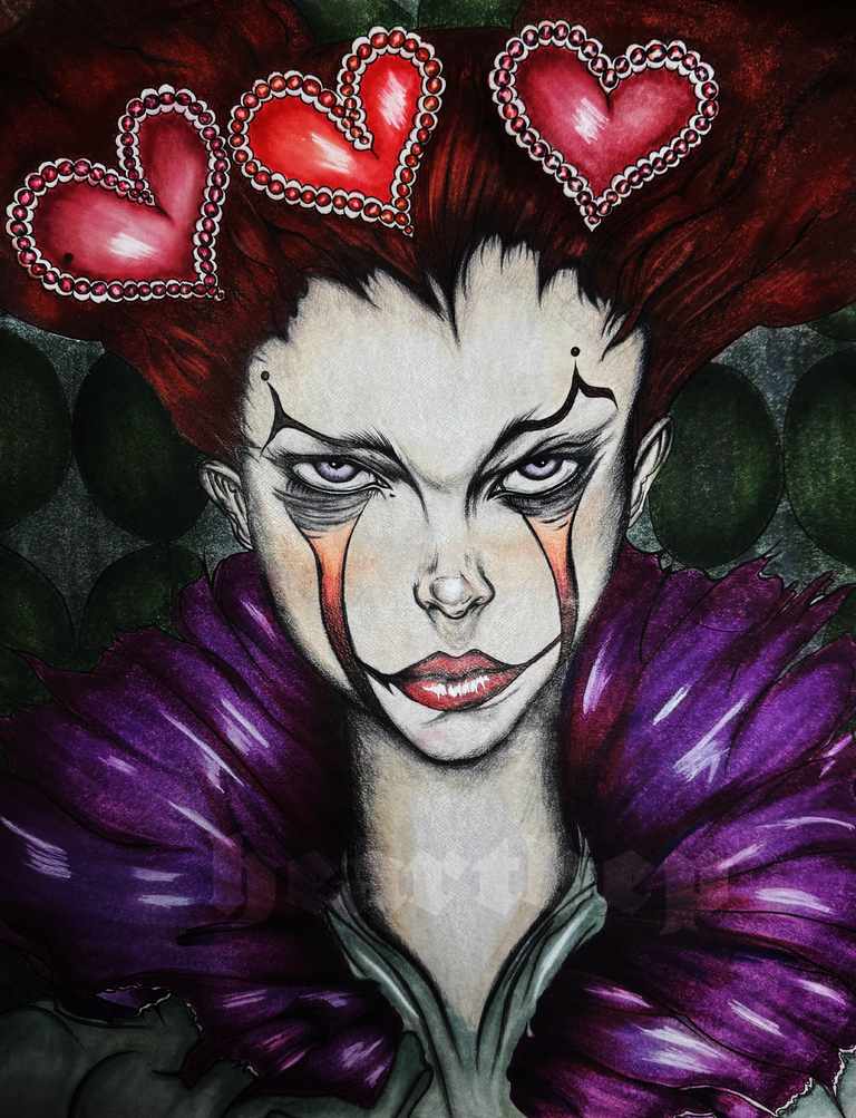 Red Queen | holographic sticker